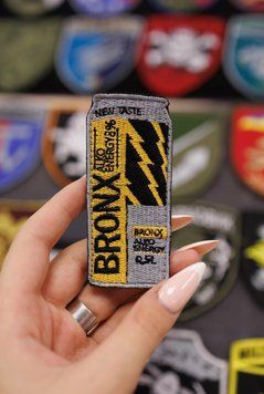 Вишитий шеврон на липучці банка енергетика Bronx SH0775 фото