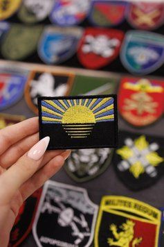 Шеврон Флаг Донецкой области SH0025 фото