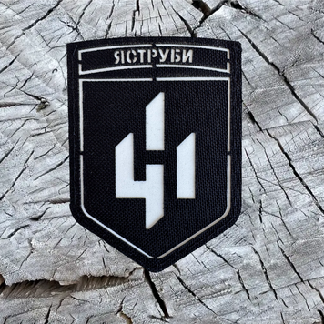 Лазерний шеврон Яструби СБС. Тканина кордура з пластиковою вставкою SH1019 фото